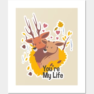 Gazelle lover - You're My Life Posters and Art